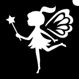 Stencil - Pretty Fairy